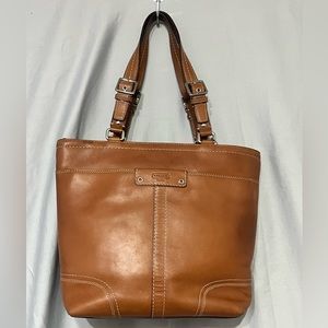 EUC Vintage Coach Hamilton Leather Tote